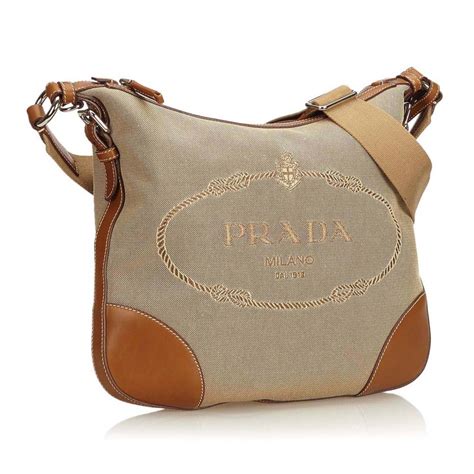 Prada Logo Jacquard Crossbody Bag 